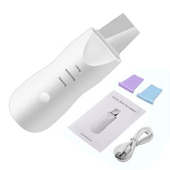 Ultrasonic Skin Scrubber – 5-in-1 Multifunctional Deep Face Cleansing