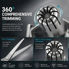 Vintage Manual Nose Hair Trimmer – Stainless Steel and No Battery Required
