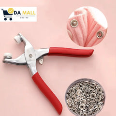 Metal Snap button tool with 50 snap buttons for DIY Clothes, Hats, Caps & Crafts