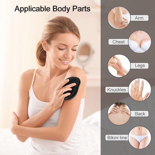 Painless Crystal Hair Remover - Portable Epilator for Men and Women Full Body - Magic Crystal Hair Removal Eraser