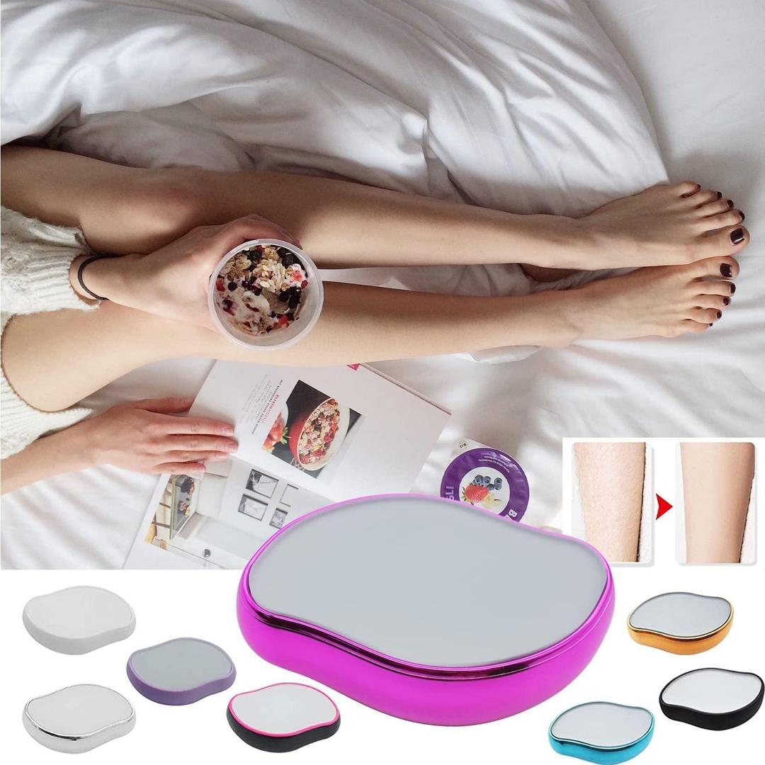 Painless Crystal Hair Remover - Portable Epilator for Men and Women Full Body - Magic Crystal Hair Removal Eraser