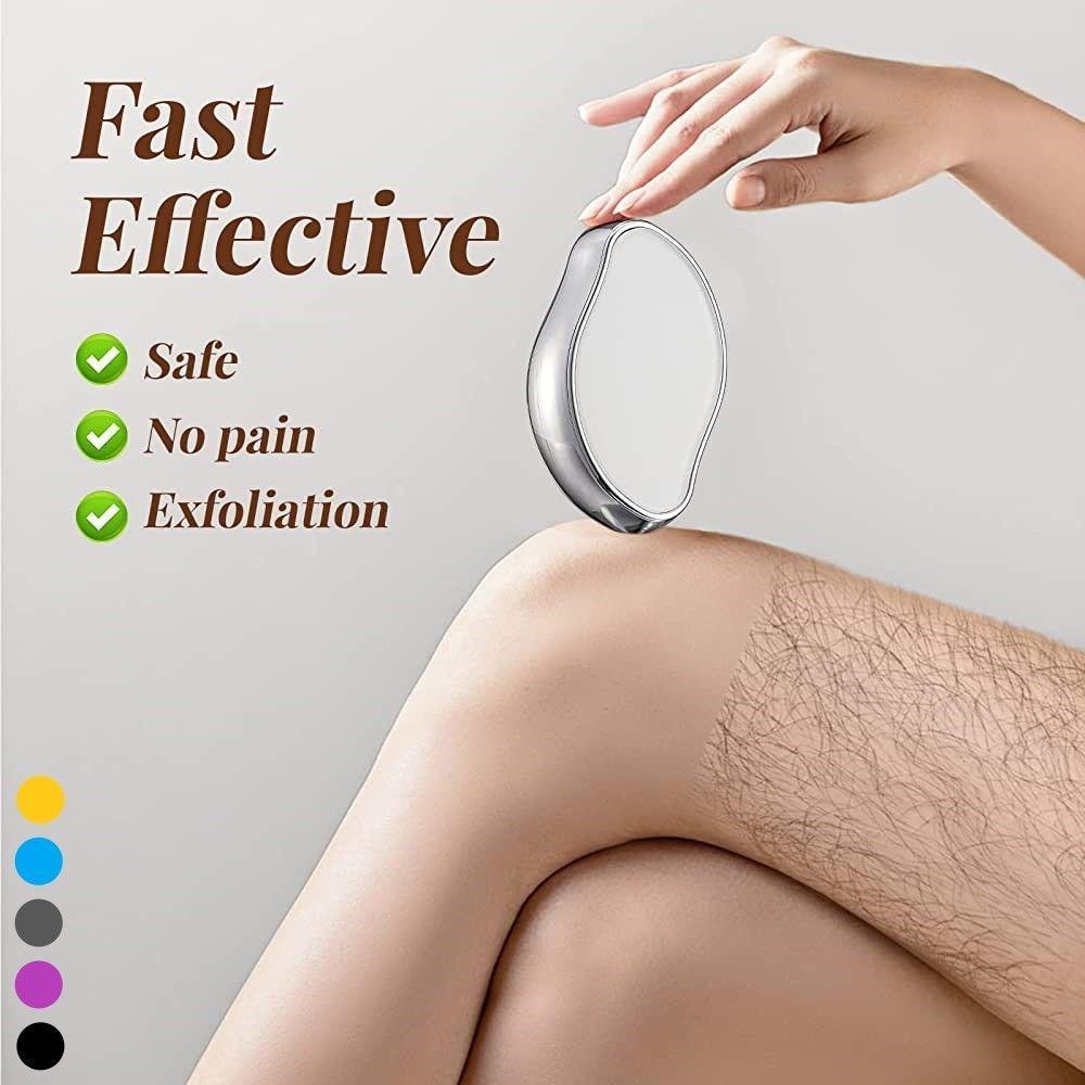 Painless Crystal Hair Remover - Portable Epilator for Men and Women Full Body - Magic Crystal Hair Removal Eraser